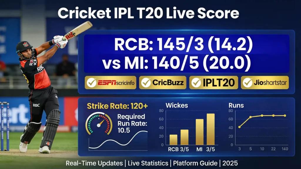 Cricket IPL T20 Live Score