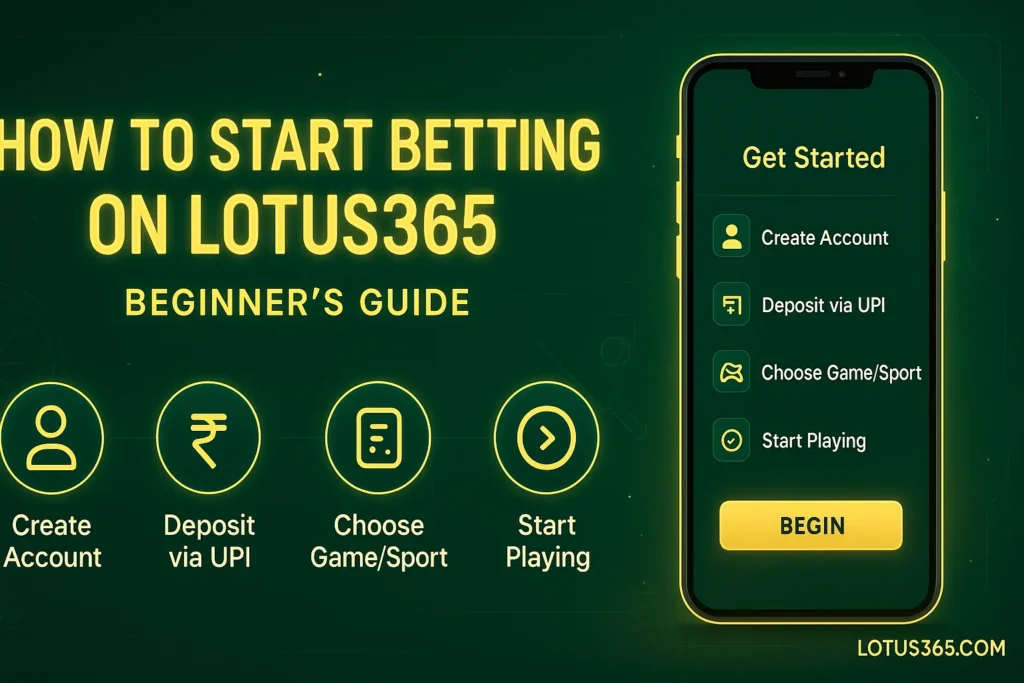 How to Start Betting on Lotus365