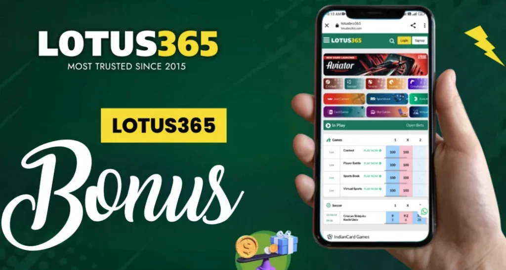 Lotus365 Bonuses & Promotions