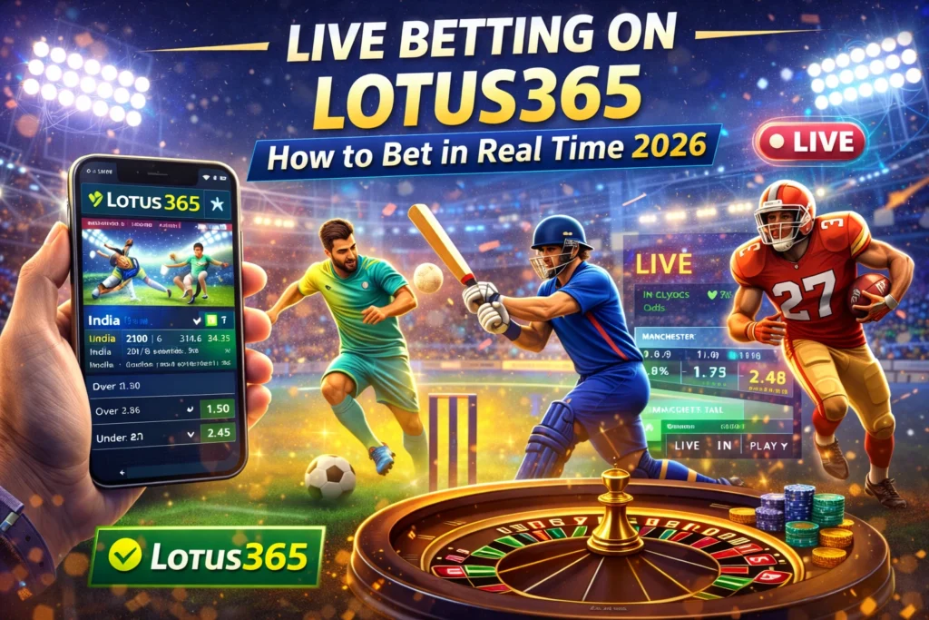 Lotus365 live betting India