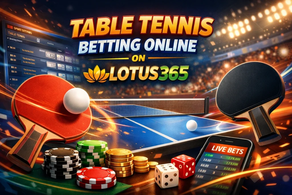 Table tennis betting online