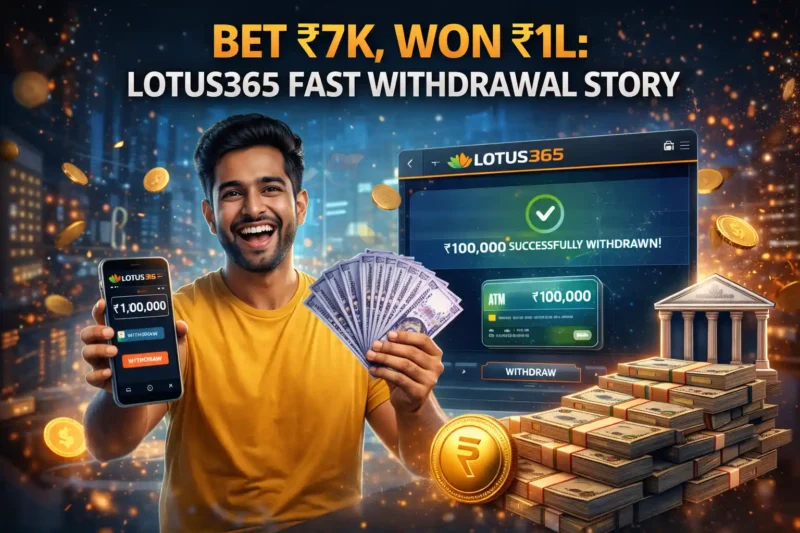 Lotus365 instant withdrawal
